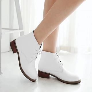 YesStyle Block Heel Ankle Boots