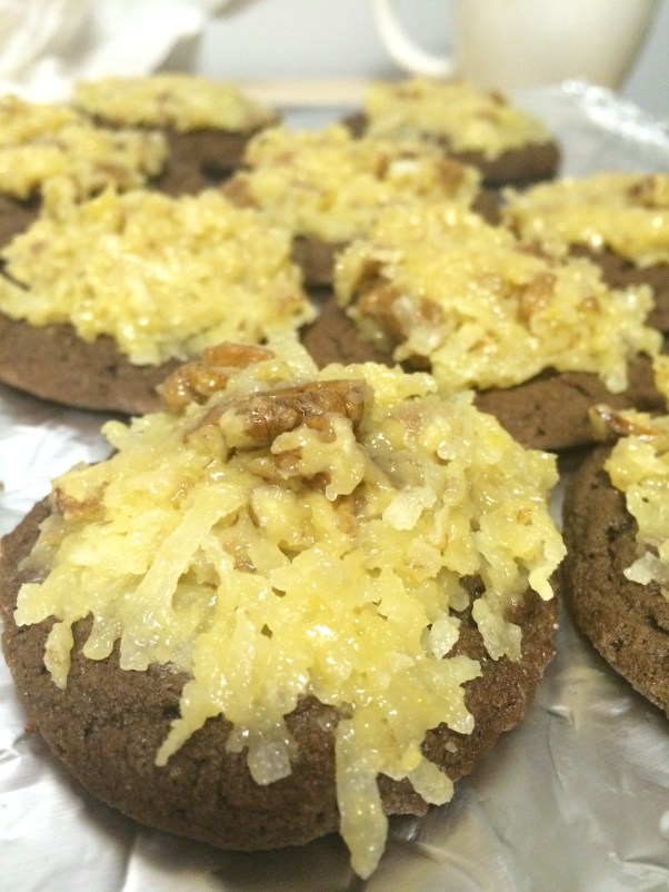 German Chocolate Cookies