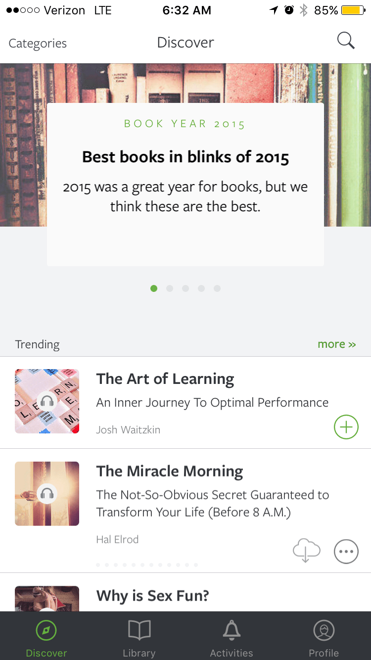 Read Smarter with Blinkist
