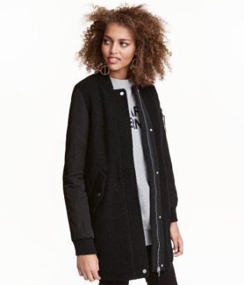 H&M Wool Blend Bomber $69.99