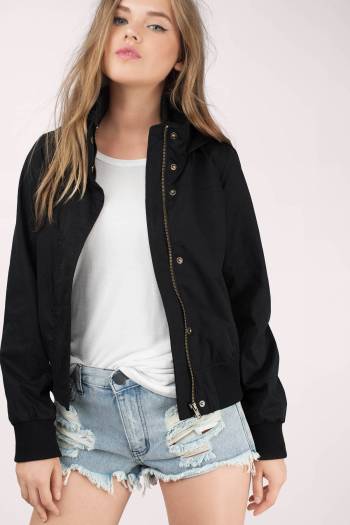TOBI Cropped Bomber $61